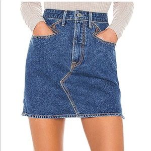 NWT: GRLFRND ODETTE DENIM SKIRT sz 27
